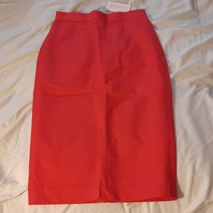 Banana Republic red a line skirt sz 00